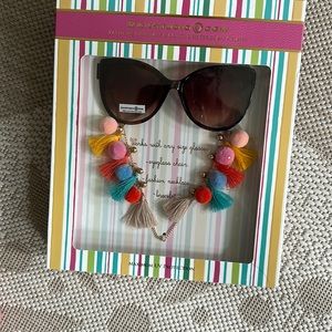 NWT Max Studio Sunglasses & Eyeglass Chain Set 🕶️😎